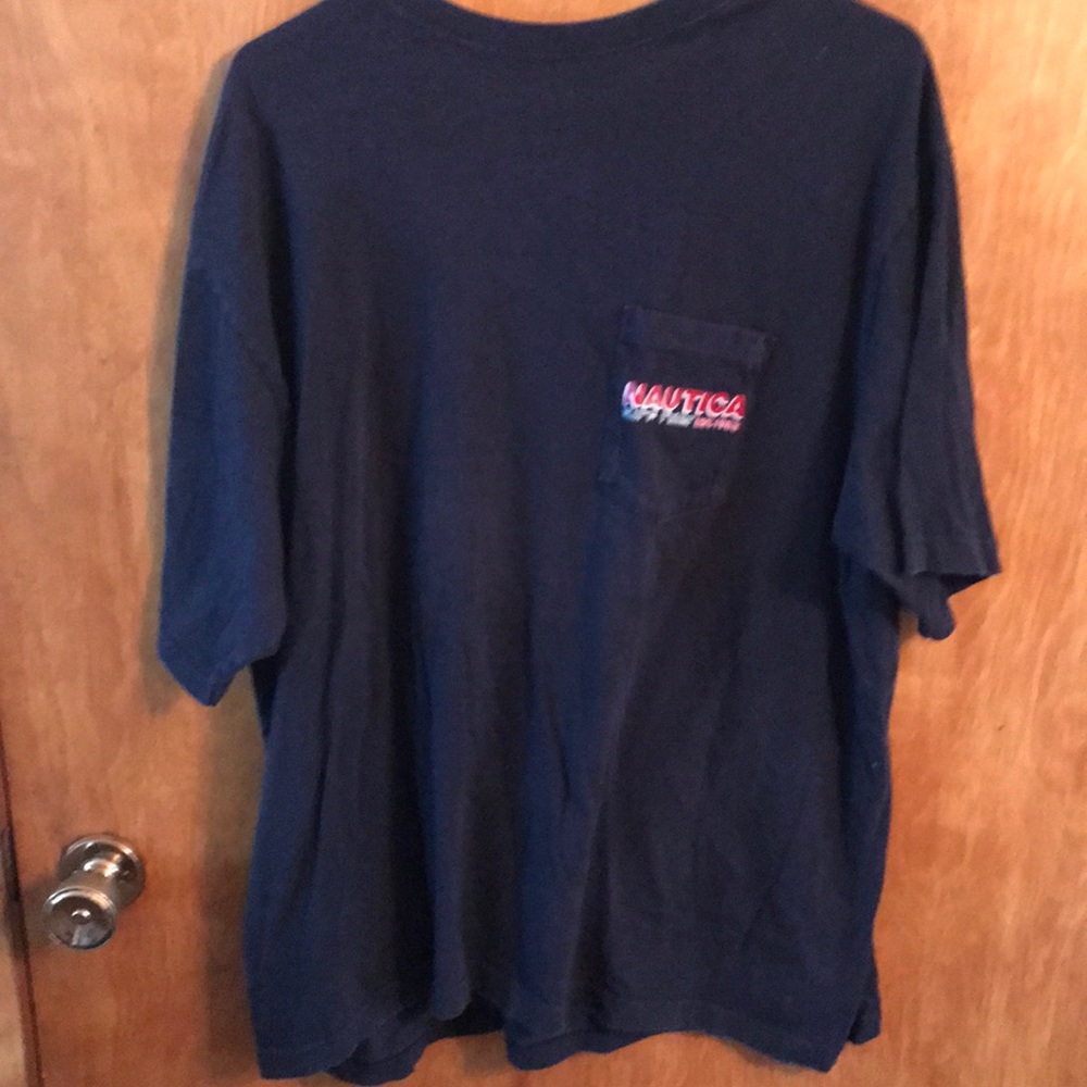 Nautical black men’s t shirt size xl